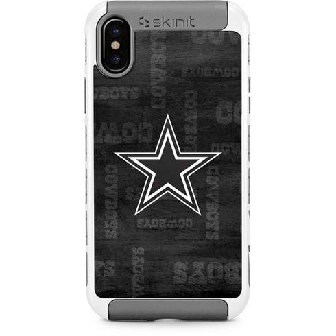 NFL Dallas Cowboys Black & White iPhone Cases